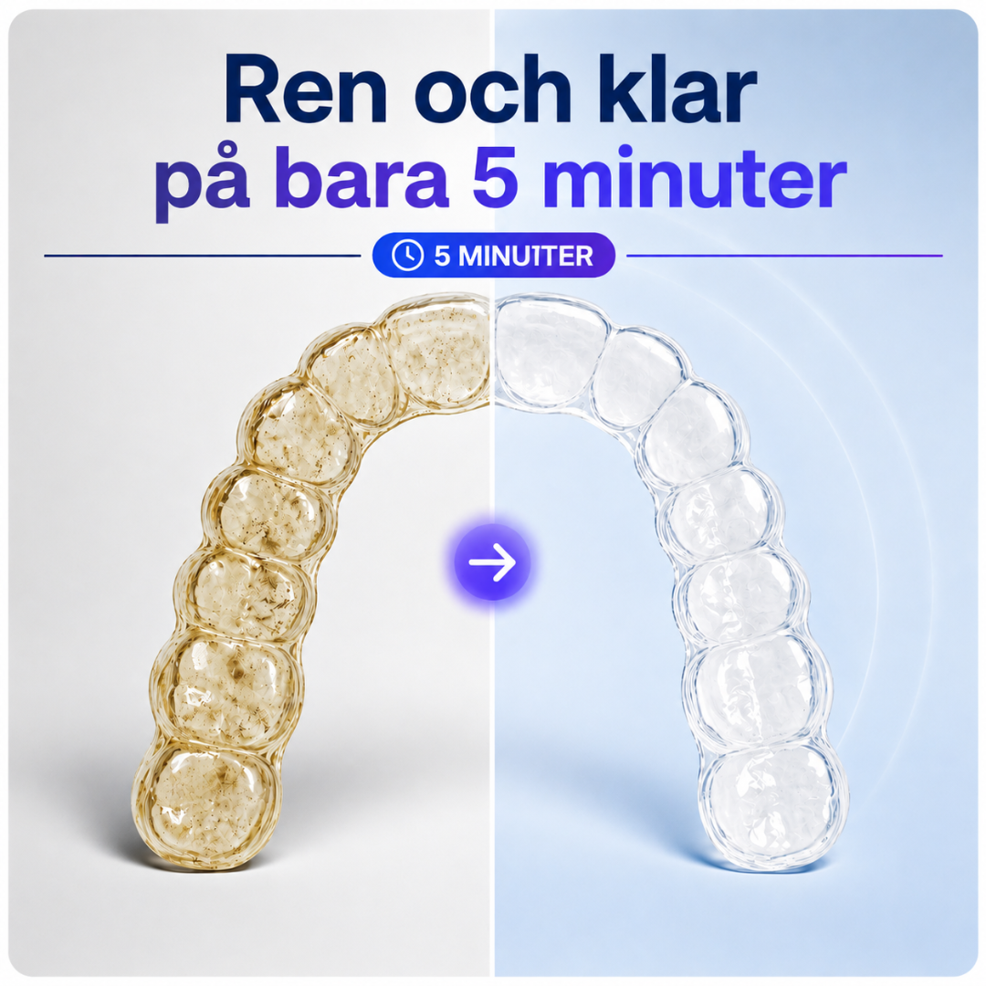 OraPod – Ultraljudsrengörare för tandskenor