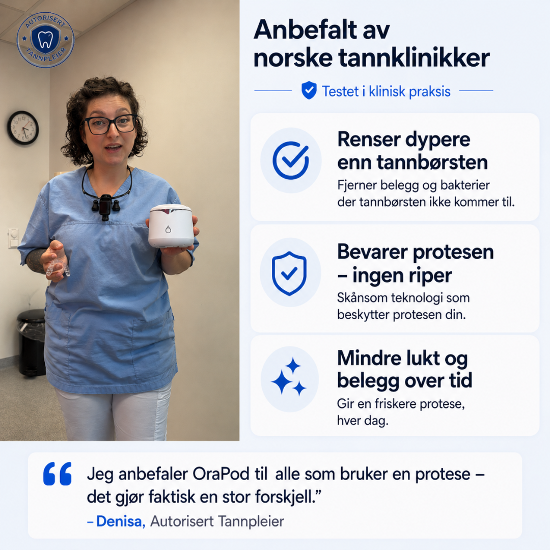 OraPod - Ultralydrens for tannproteser