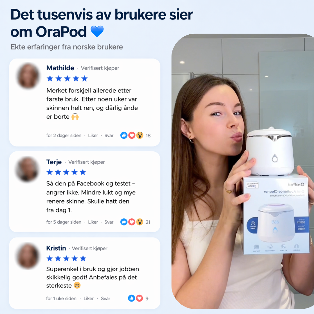 OraPod - Ultralydrens for tannproteser