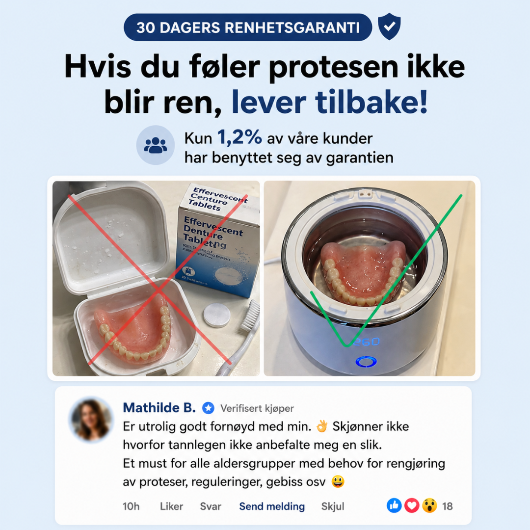 OraPod - Ultralydrens for tannproteser