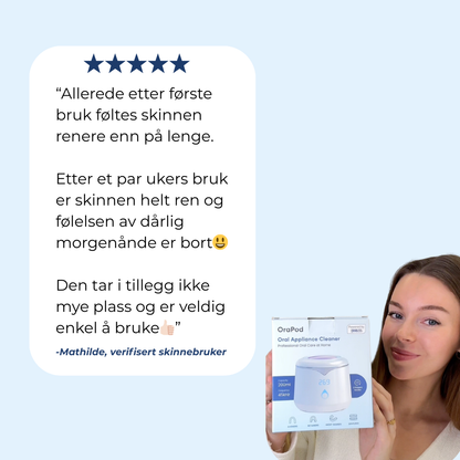 OraPod - Nr 1 anbefalte Ultralydrens for tannskinner