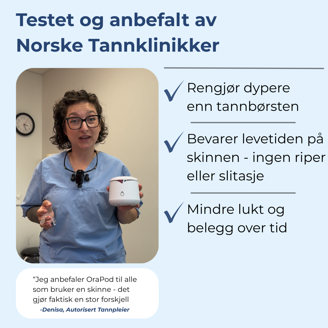 OraPod - Nr 1 anbefalte Ultralydrens for tannskinner